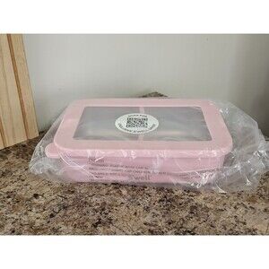 NIP S'well Stainless Steel Bento Box in Peony Pink Swell Lunch Box 60oz